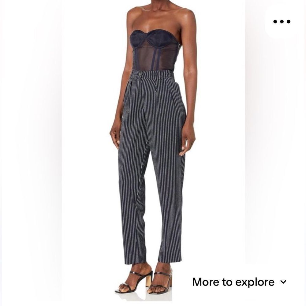 THE DROP WOMEN'S SKY CAPTAIN PLEATED PANT BY SIGNED BLAKE NWT
